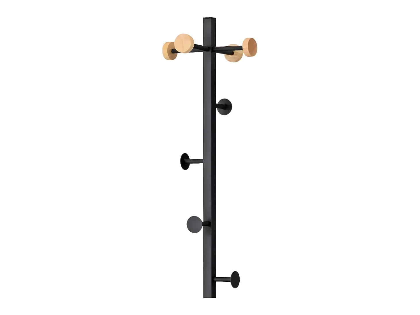 Cabide - metal - preto - VISTA