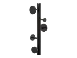 Cabide circular para corredor com 8 cabides estilo industrial, 176 cm