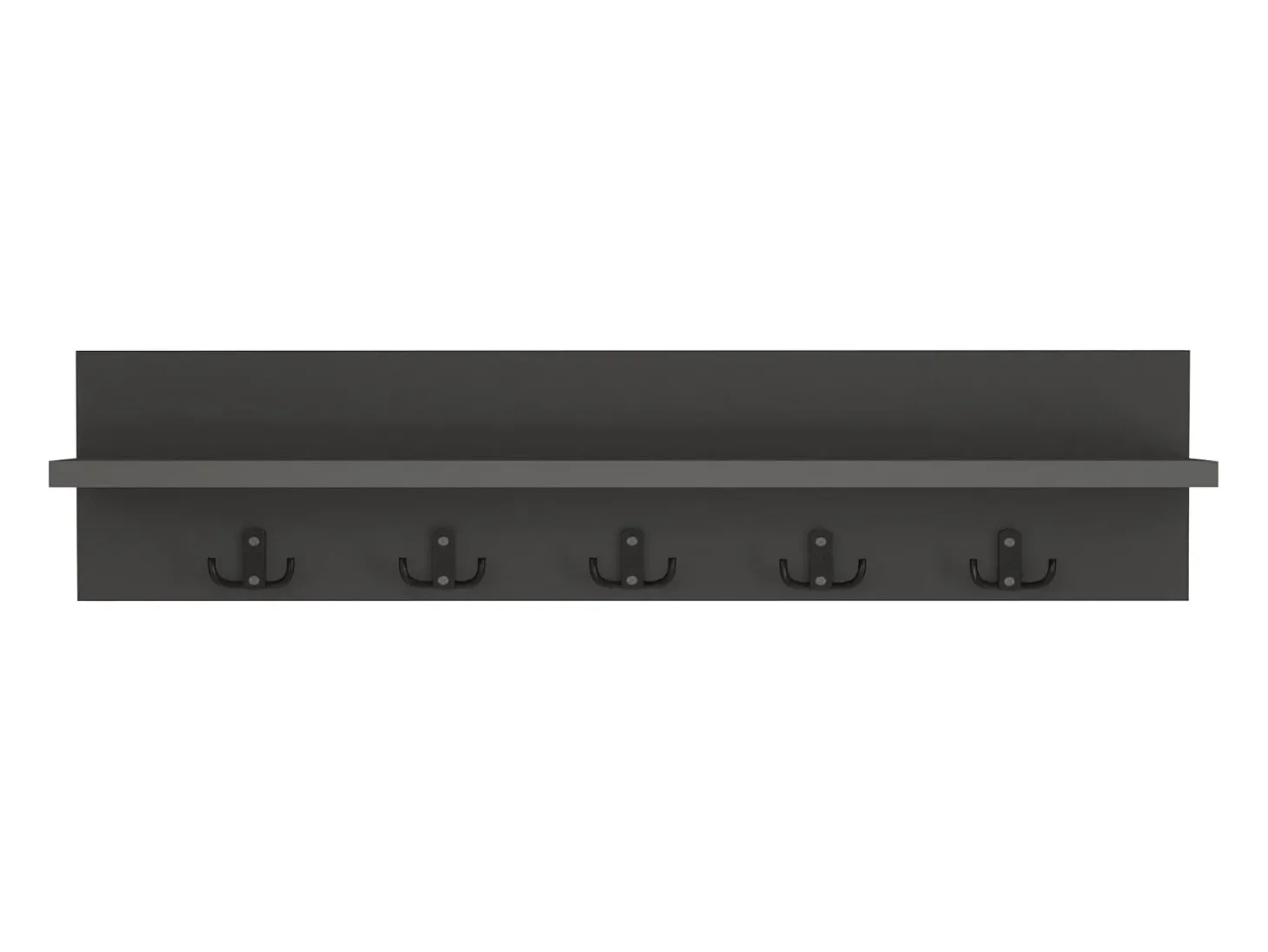 Cabide com 10 ganchos 80 x 13 x 18 cm antracite 03_0008167