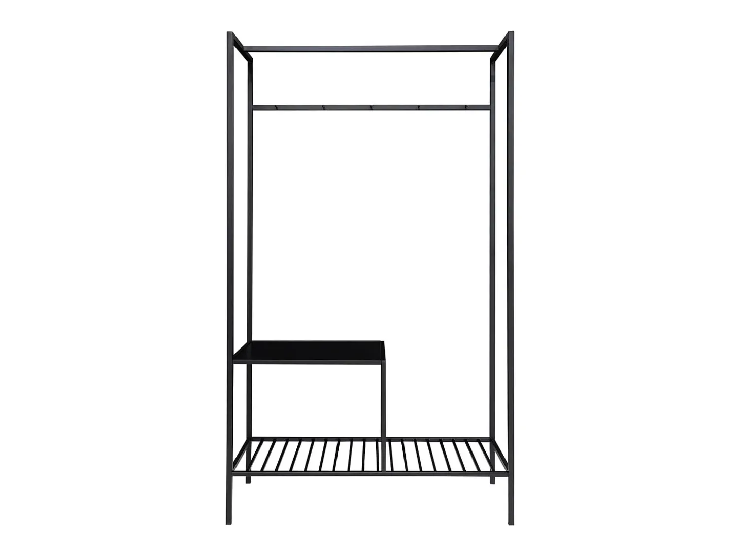 Cabide de Chão Vita, Preto, 38x101x170 cm, Kendra Home