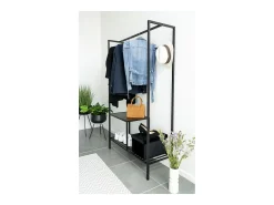 Cabide de Chão Vita, Preto, 38x101x170 cm, Kendra Home