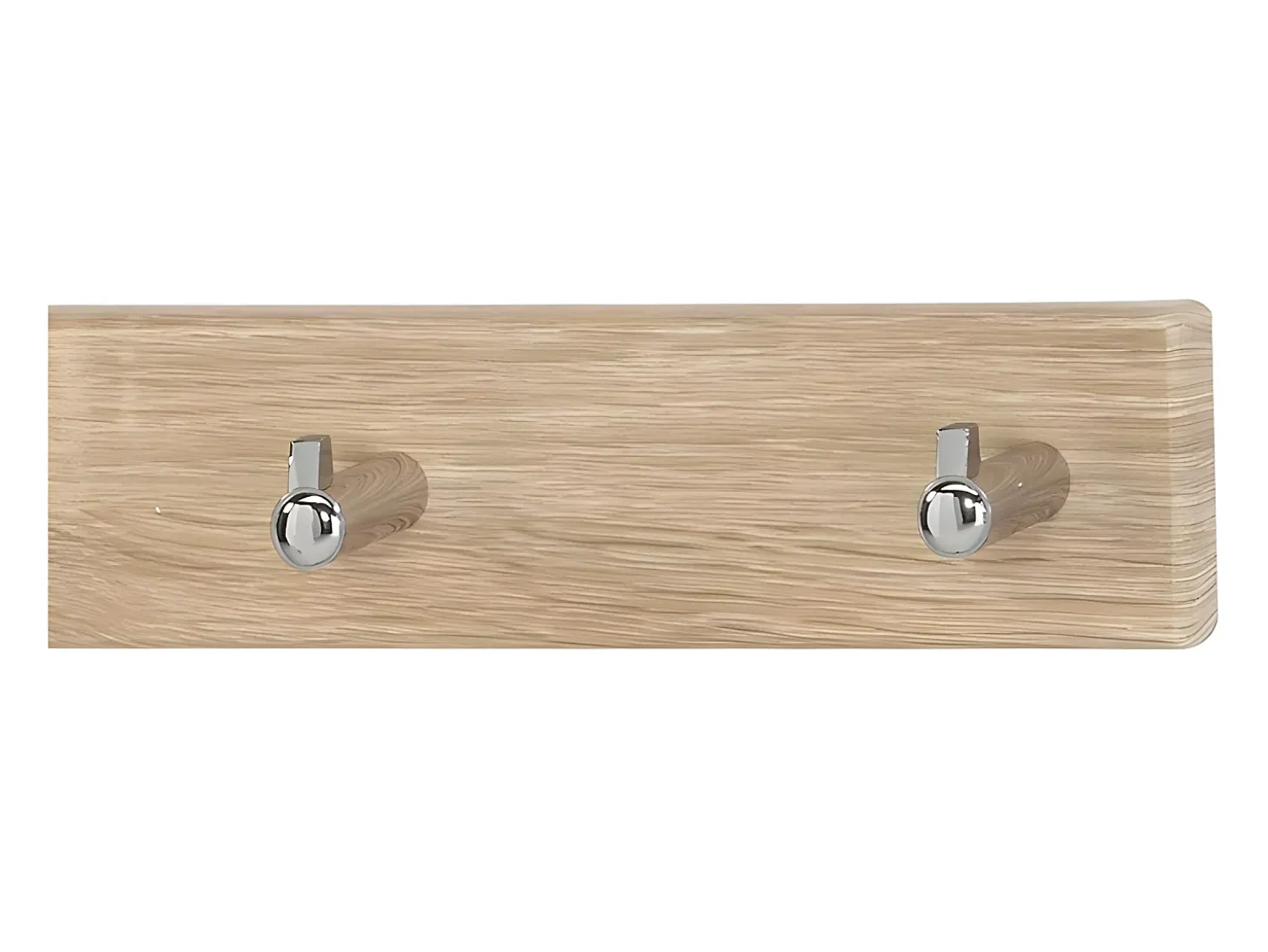 Cabide de parede - MDF - castanho - JANI 2, 5 ganchos