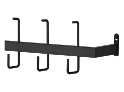 Cabide de parede - metal - preto - IRINA