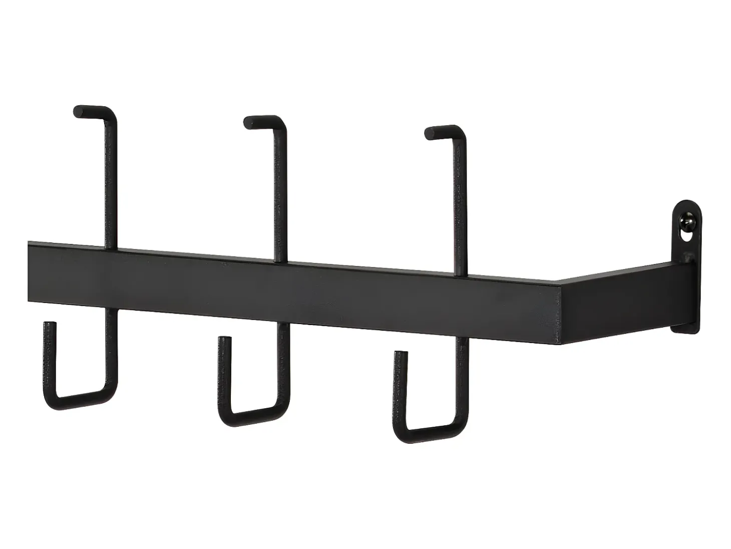 Cabide de parede - metal - preto - IRINA