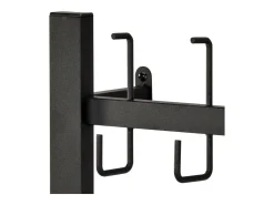 Cabide de parede - metal - preto - IRINA