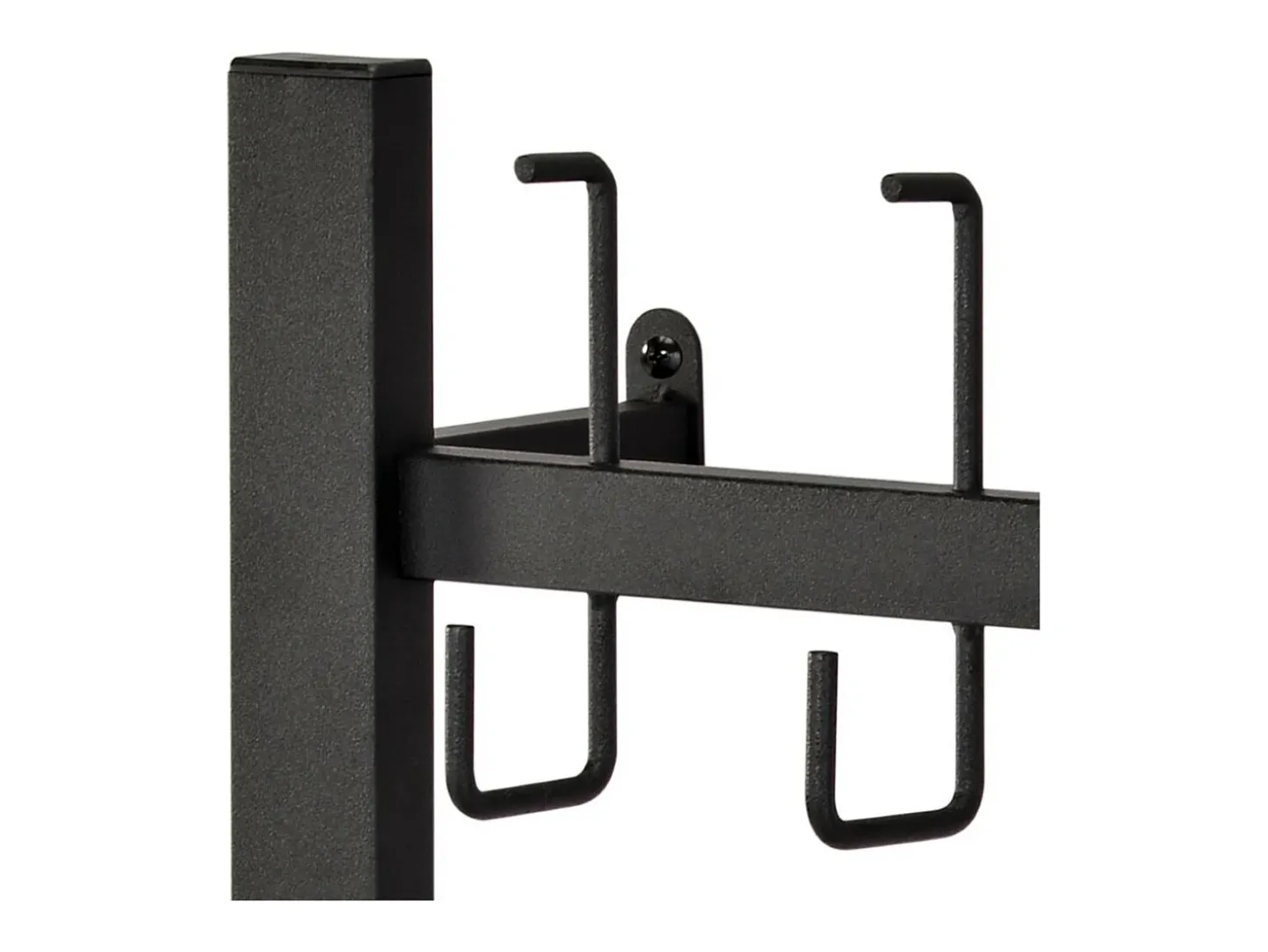 Cabide de parede - metal - preto - IRINA