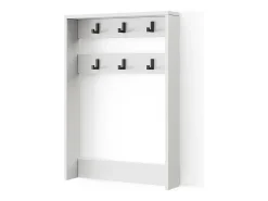 Cabide de parede branco 60x12.1x85 eliza
