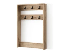 Cabide de parede carvalho viking 60x12.1x85 eliza