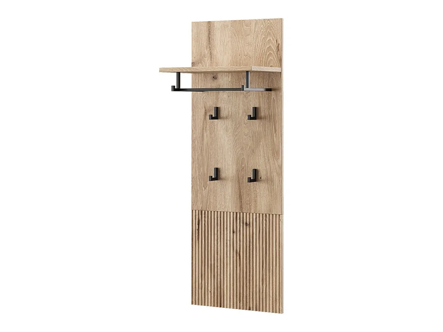 Cabide de parede carvalho viking 43x27x120 eliza