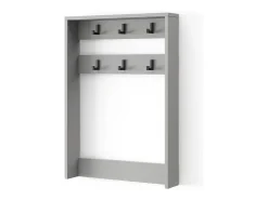 Cabide de parede cinza 60x12.1x85 eliza