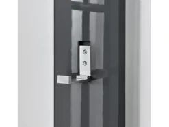 Cabide guarda-roupa parede ganchos para roupas painel de parede 170 cm cinza 03_0002144