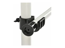 Cabide telescópico ajustável suporte para guarda-roupa 305 cm branco 03_0003505
