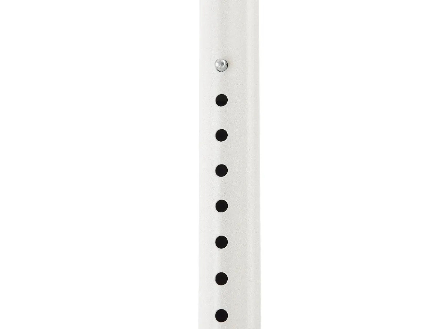 Cabide telescópico com altura ajustável 110 - 305 cm branco 03_0003506