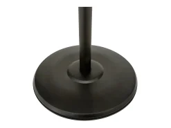 Cabideiro de Pé 11 Ganchos Metal Industrial Preto 178 cm