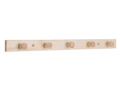 Cabides de Parede Abano, Castanho, 1,5x70x5 cm, Kendra Home