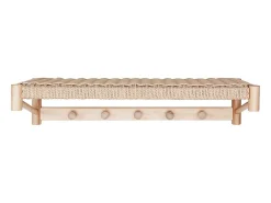 Cabides de Parede Abano, Castanho, 31x78x17 cm, Kendra Home