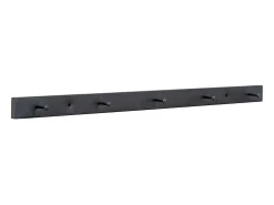 Cabides de Parede Vita, Preto, 70x4x4 cm, Kendra Home
