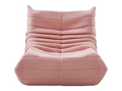 Cadeira Bean Bag - Espuma de alta densidade - Sofá Bean Bag - Cadeira de sala - Veludo - Rosa