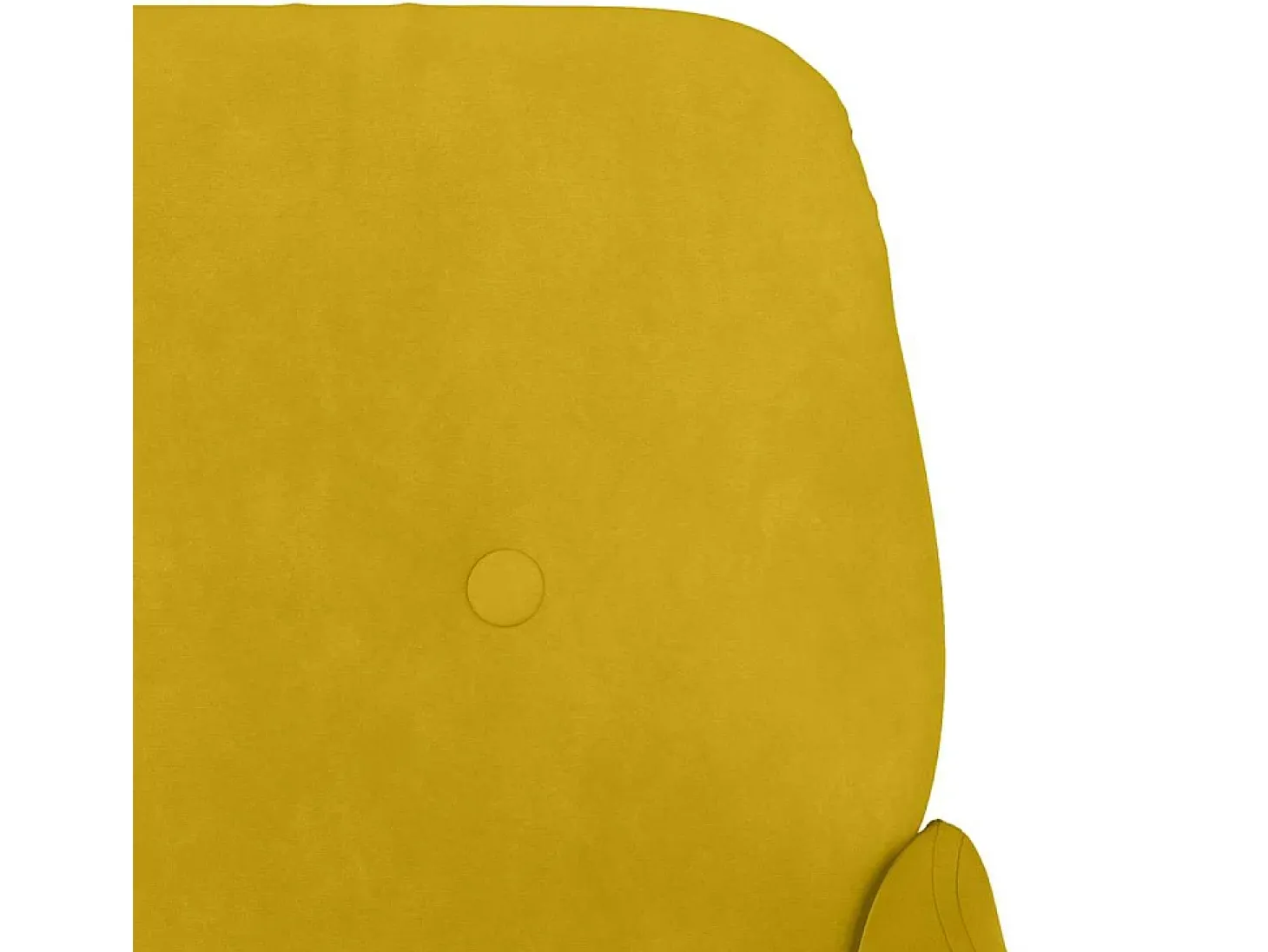 Cadeira c/ apoio de braços 62x79x79 cm veludo amarelo