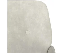 Cadeira c/ apoio de braços 62x79x79 cm veludo cor creme