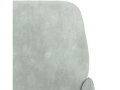 Cadeira c/ apoio de braços 62x79x79 veludo cinzento-claro