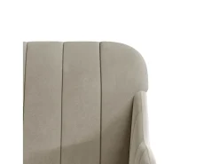 Cadeira com apoio de braços 63x76x80 cm veludo cinzento-claro