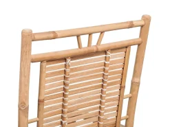 Cadeira de balanço de bambu