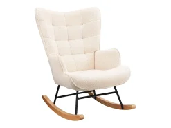 Cadeira de balanço ergonômica para adultos, para áreas externas e internas, cinza