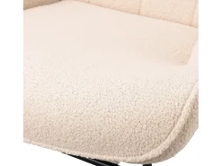 Cadeira de balanço ergonômica para adultos, para áreas externas e internas, cinza