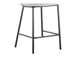 Cadeira de balcão 'Arthus' Tecido Bege, dimensões: A88,5 x L53 x P50,5 cm