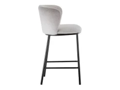 Cadeira de balcão 'Arthus' Tecido Bege, dimensões: A88,5 x L53 x P50,5 cm