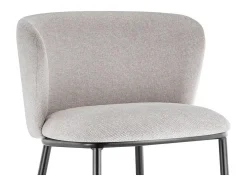 Cadeira de balcão 'Arthus' Tecido Bege, dimensões: A88,5 x L53 x P50,5 cm
