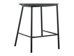 Cadeira de balcão 'Arthus' Tecido Cinza escuro, dimensões: A88,5 x L53 x P50,5 cm