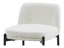Cadeira de balcão ELISE na cor branca, dimensões A91 x L44 x P42 cm, ideal para um balcão moderno.