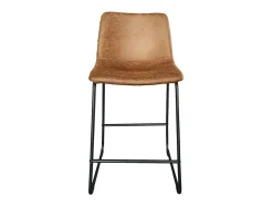 Cadeira de balcão MANCO PU Cognac, dimensões: A93 x L48 x P56 cm, ideal para a sua cozinha/balcão.