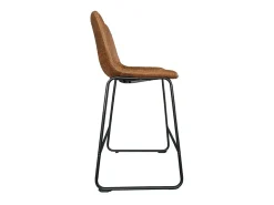 Cadeira de balcão MANCO PU Cognac, dimensões: A93 x L48 x P56 cm, ideal para a sua cozinha/balcão.