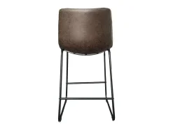Cadeira de balcão MANCO PU Marrom Escuro, dimensões: H93 x L48 x P56 cm, ideal para sua cozinha/balcão.