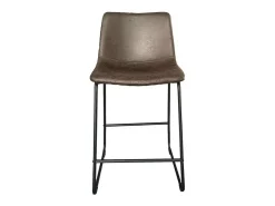 Cadeira de balcão MANCO PU Marrom Escuro, dimensões: H93 x L48 x P56 cm, ideal para sua cozinha/balcão.