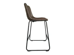 Cadeira de balcão MANCO PU Marrom Escuro, dimensões: H93 x L48 x P56 cm, ideal para sua cozinha/balcão.