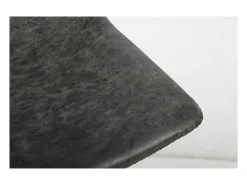 Cadeira de balcão 'Ozon' PU Preto, dimensões: A98 x L45 x P49 cm.