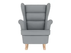 Cadeira de baloiço | Poltrona | Cadeira Relax 74x90x102 cm tecido cinzento-claro SHL887239