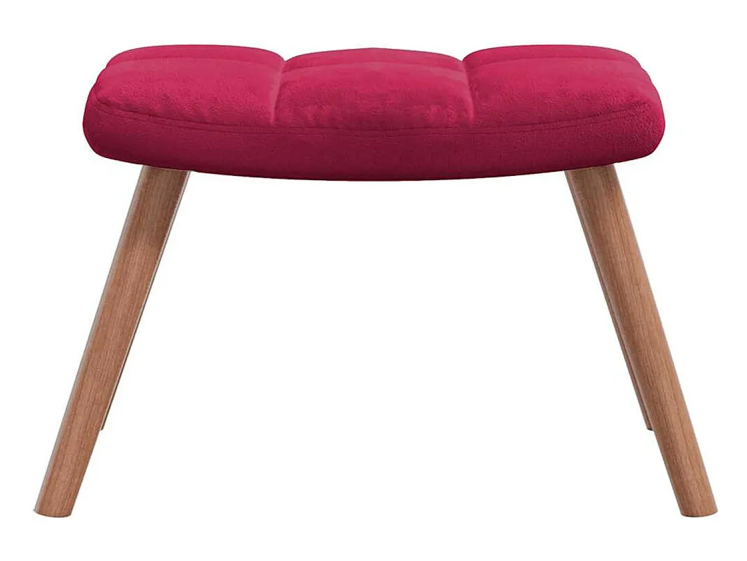 Cadeira de baloiço com banco veludo vermelho tinto
