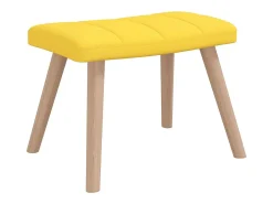 Cadeira de baloiço com banco tecido amarelo mostarda PT995479