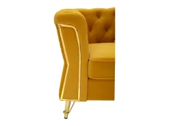 Cadeira de Braços VKH320, Amarelo, 104x83x76 cm, Kendra Home