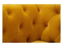 Cadeira de Braços VKH320, Amarelo, 104x83x76 cm, Kendra Home