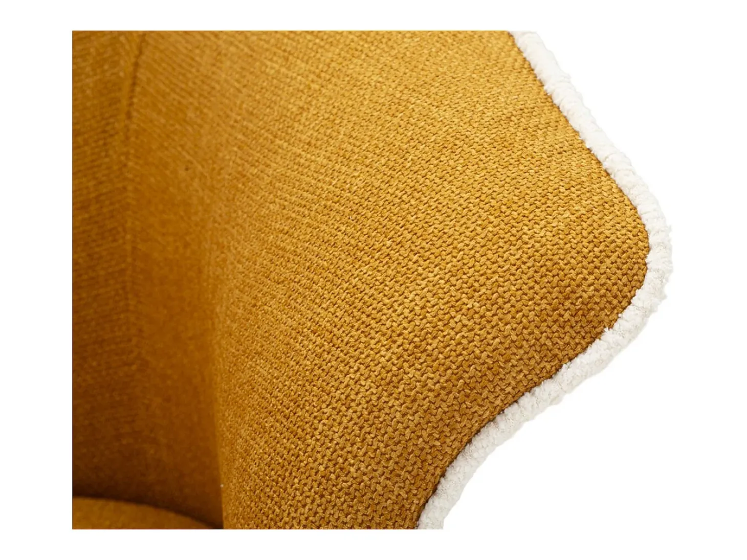 Cadeira de Braços VKH714, Amarelo, 80x83,5x66 cm, Kendra Home