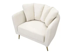 Cadeira de Braços VKH324, Bege, 88x77x74 cm, Kendra Home
