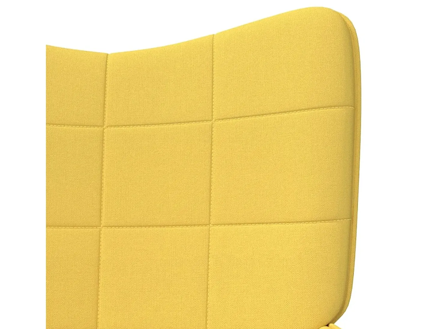 Cadeira de descanso tecido amarelo mostarda PT318599