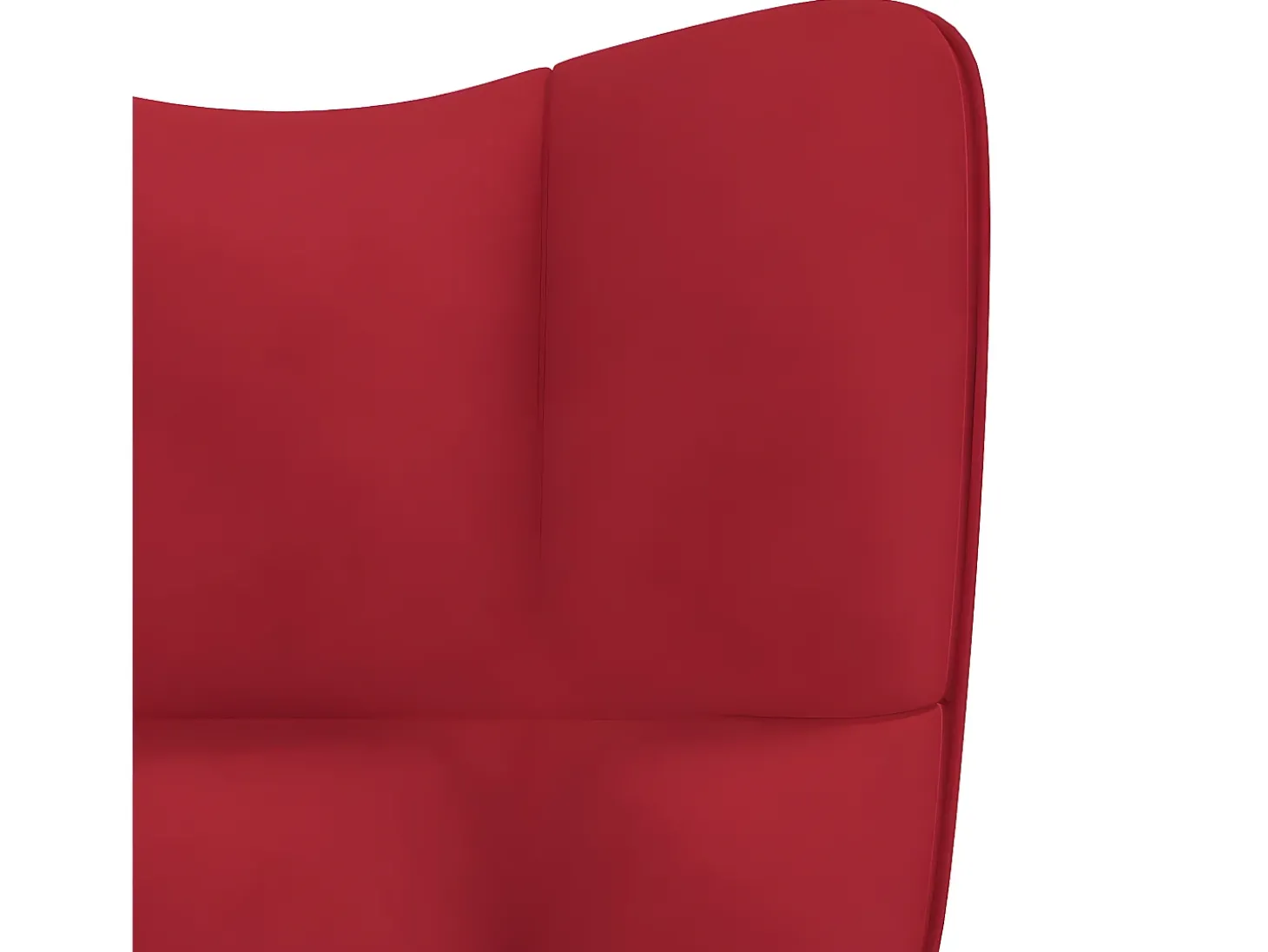 Cadeira de descanso veludo vermelho tinto PT620280