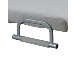 Cadeira de dormir VCM | Tecido de poliéster | Dimensões aprox. aprox. A. 95 x L. 64 x P. 78 cm | Poltrona com função de dormir | Cadeira de dormir - Kolino (Cinza)